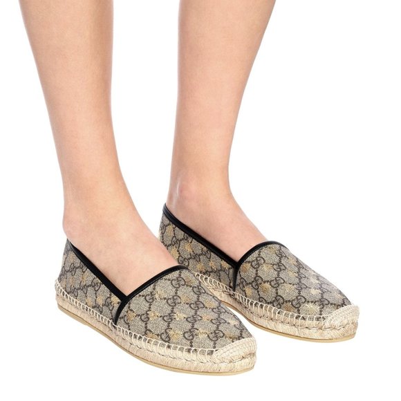 Gucci Women's GG Supreme bees espadrille - Picture 9 of 9